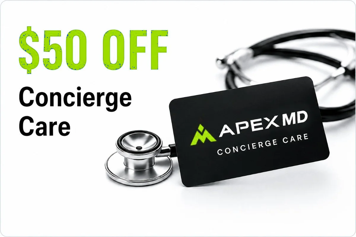 $50 off Apex MD Concierge Care