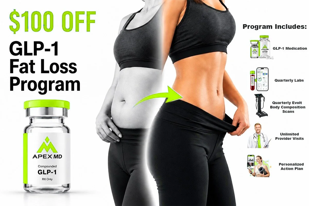 $100 off the GLP-1 Program — physician-guided GLP-1 programs to help you lose weight and feel your best