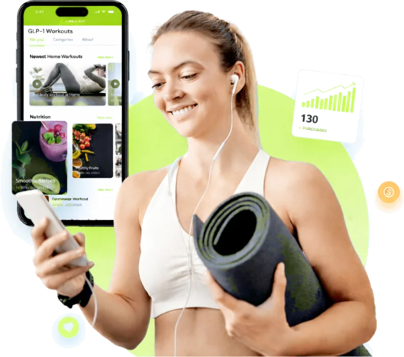 GLP-1 specific workout plan in the member app